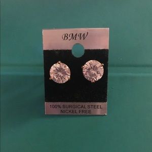100% surgical steel stud earrings!.. Nickel free!!